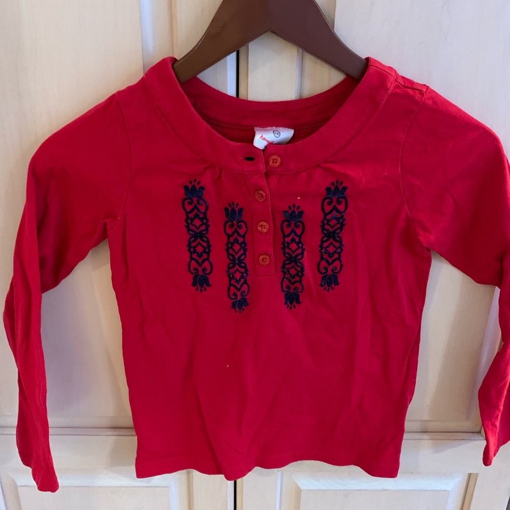 Hanna Andersson girls top size 130 (8/9)